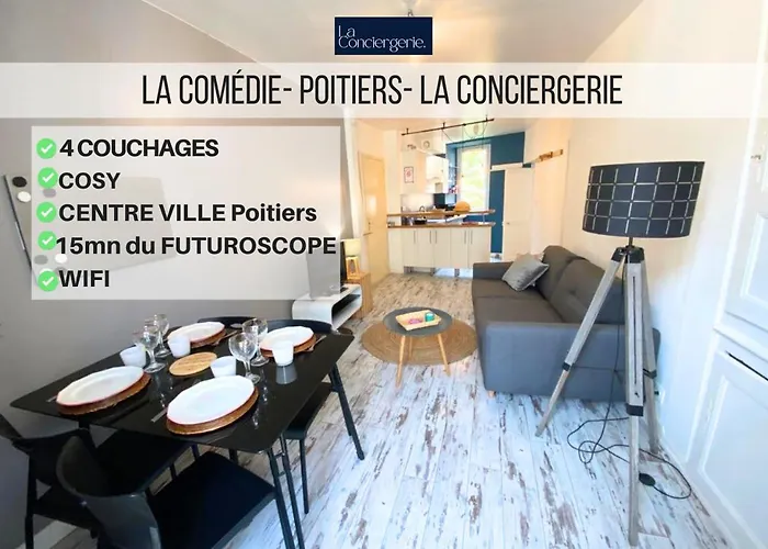 La Comedie - Centre - La Conciergerie. アパート ポアティエ